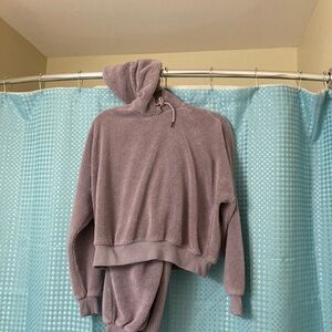 Cozy Purple Hoodie and Jogger Set
